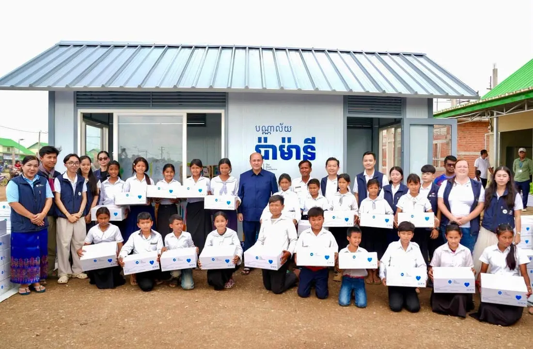 "បណ្ណាល័យ ប៉ាម៉ានី" ដាក់ឱ្យ​ប្រើប្រាស់នៅ ភូមិរង់ចាំ លើកកម្ពស់ការអានកុមាររងផលប៉ះពាល់ពីសង្គ្រាម