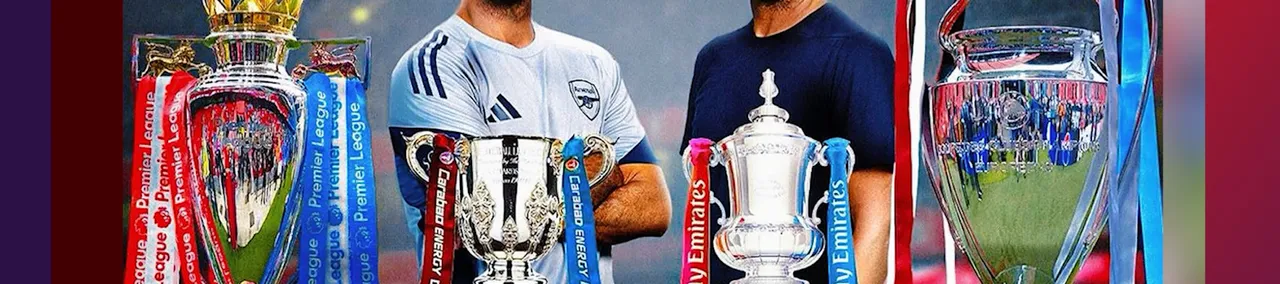 Thumbnail for Man City ប្រឈមភាពលំបាកជាង Arsenal ក្នុងដំណើរឆ្ពោះទៅកាន់ការឈ្នះពាន៤ក្នុងមួយរដូវកាល