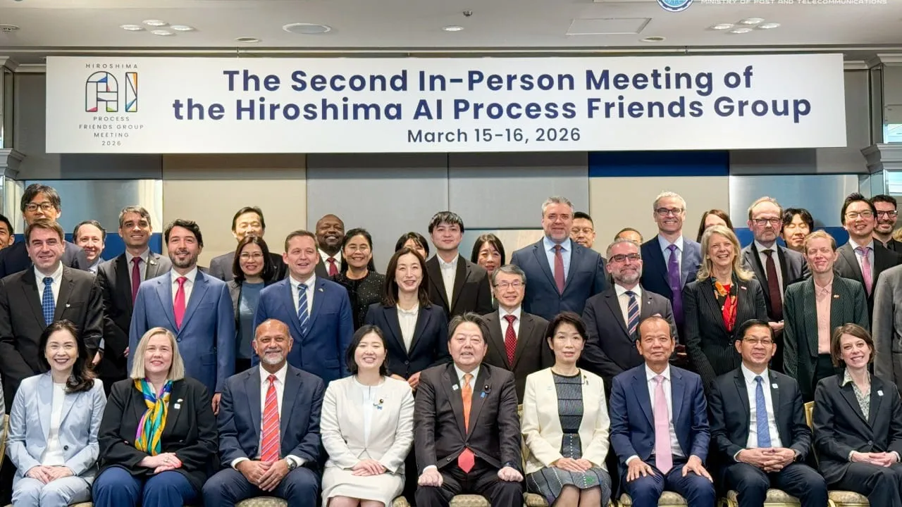 ឯកឧត្ដមរដ្ឋមន្ត្រី ជា វ៉ាន់ដេត ដឹកនាំគណៈប្រតិភូក្រសួងចូលរួមកិច្ចប្រជុំលើកទី២នៃប្រទេសជាមិត្តនៃ ដំណើរការហ៊ីរ៉ូស៊ីម៉ាស្ដីពីបញ្ញាសិប្បនិម្មិត (Hiroshima AI Process Friends Group)