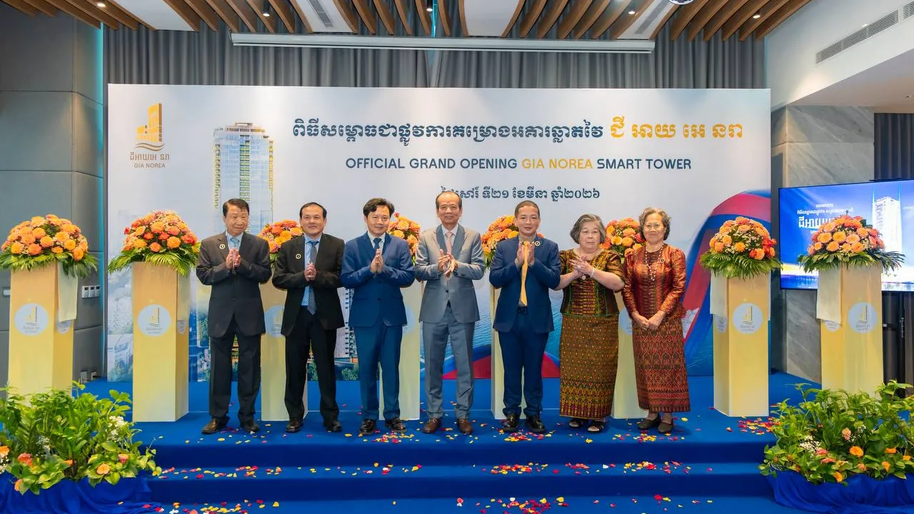 ឯកឧត្តមរដ្ឋមន្រ្តី ជា វ៉ាន់ដេត បានអញ្ជើញជាអធិបតីក្នុងពិធីសម្ពោធជាផ្លូវការគម្រោងអគារឆ្លាតវៃ ជី អាយ អេ នរា (G.I.A. Norea)