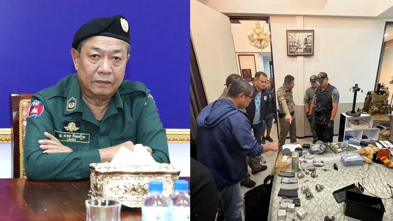 កម្ពុជាទាត់ចោលការចោទប្រកាន់របស់ថៃរឿងរឹបអូសអាវុធពីជនជាតិចិនម្នាក់