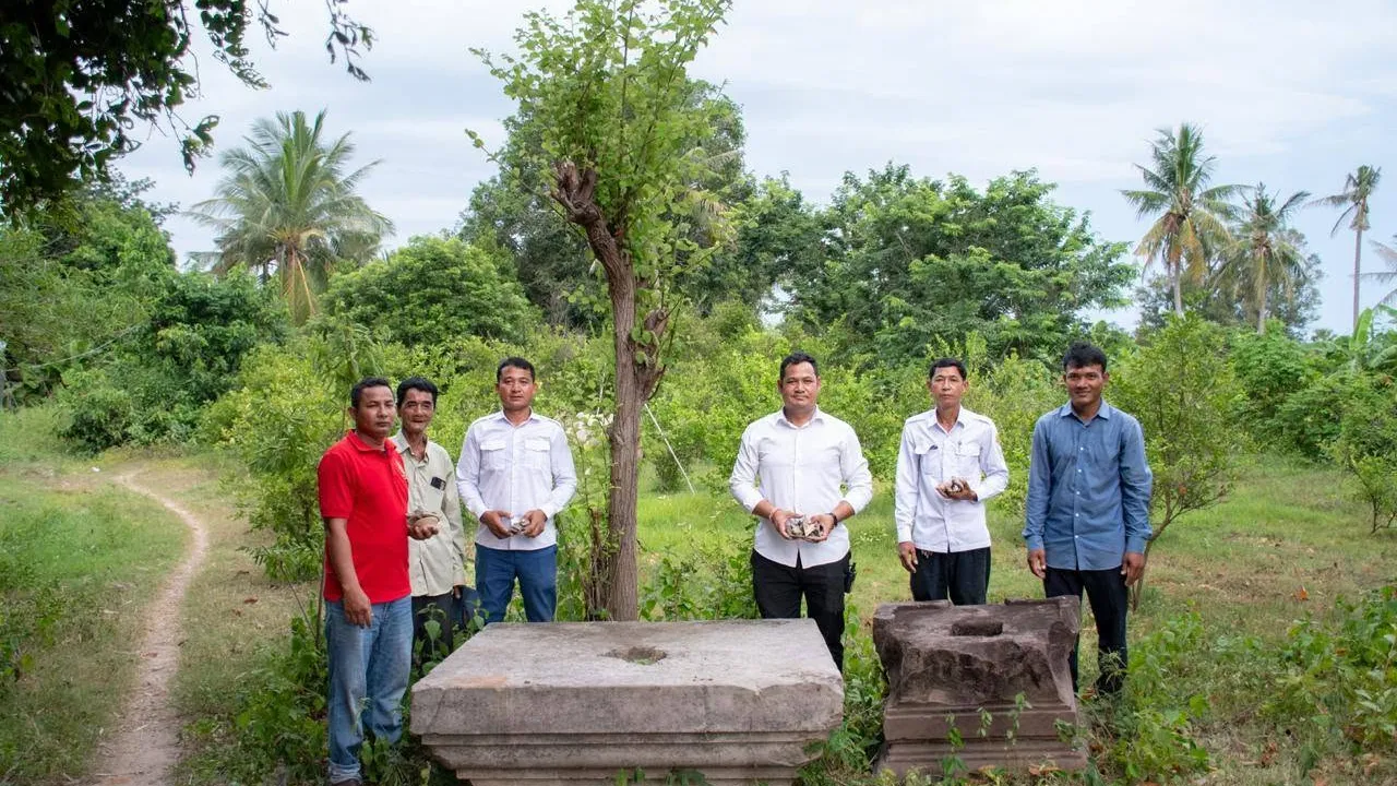 អ្នកជំនាញរកឃើញវត្ថុបុរាណ និងទីតាំងប្រវត្តិសាស្ត្រថ្មីៗនៅស្រុកបាកាន ខេត្តពោធិ៍សាត់