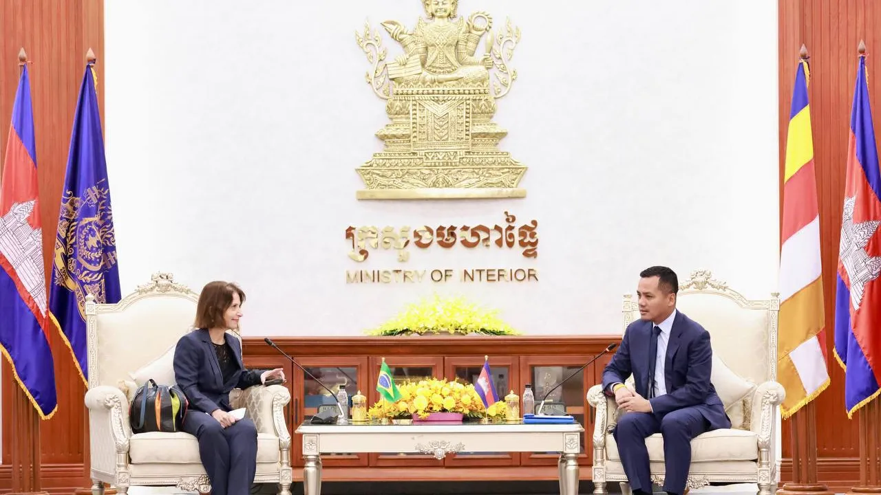 ឯកអគ្គរដ្ឋទូតប្រេស៊ីល​ កោតសរសើររាជរដ្ឋាភិបាលកម្ពុជា ក្នុងការបង្ក្រាបនិងបោសសម្អាតបទល្មើស Online Scams