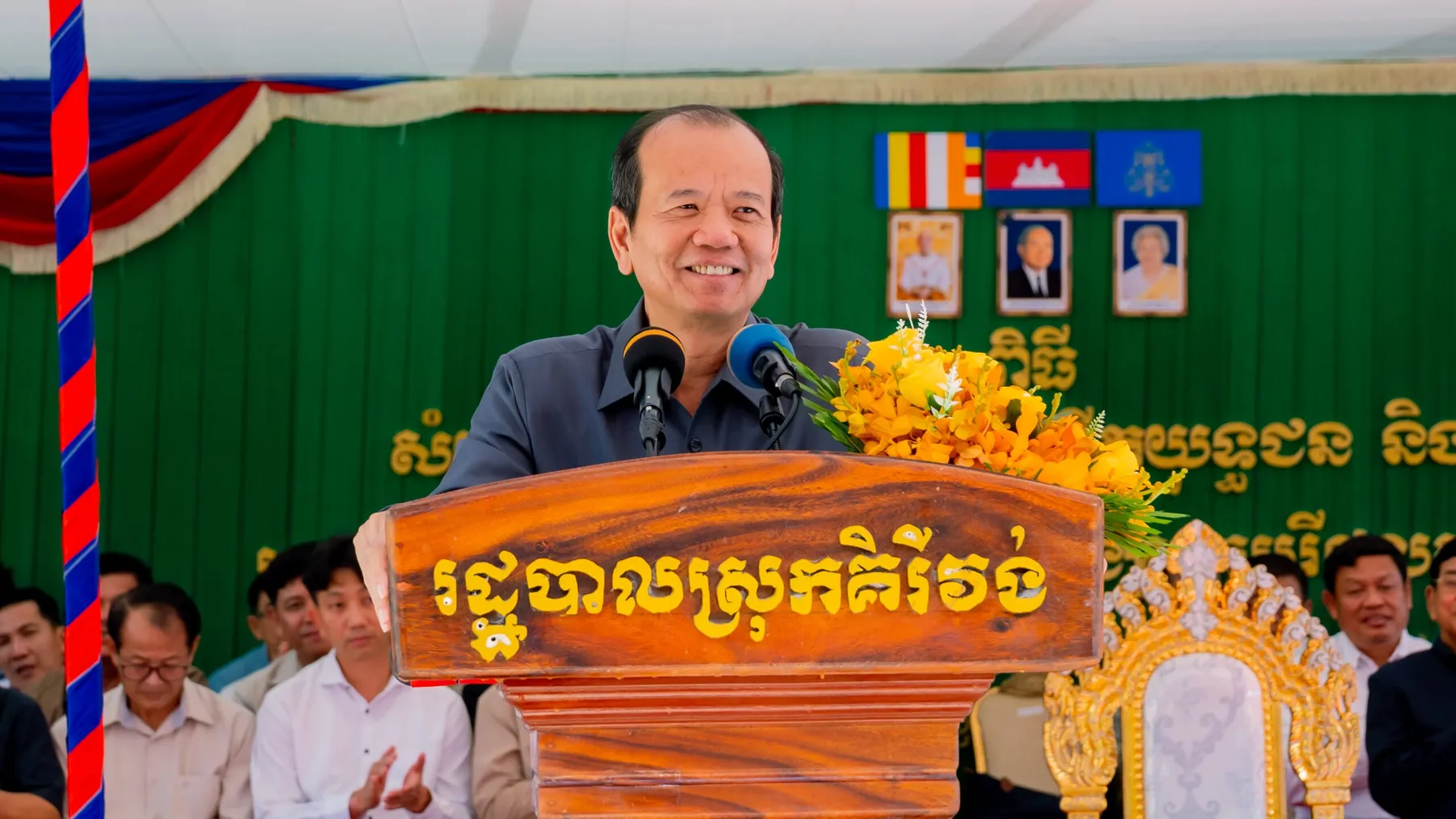 ឯកឧត្តមរដ្ឋមន្រ្តី ជា វ៉ាន់ដេត បានអញ្ជើញជួបសំណេះសំណាលជាមួយអតីតយុទ្ធជន និងនិវត្តជនប្រមាណ ១ ២៥៨នាក់ នៅខេត្តតាកែវ
