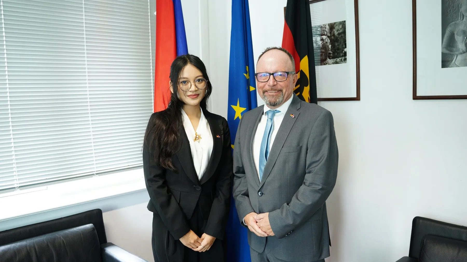 ទំនុកចិត្ត ជំរុញ នរៈ វត្តី កាន់តួនាទីជំនួស ជាឯកអគ្គរដ្ឋទូតអាល្លឺម៉ង់ប្រចាំកម្ពុជា រយៈពេលមួយថ្ងៃ