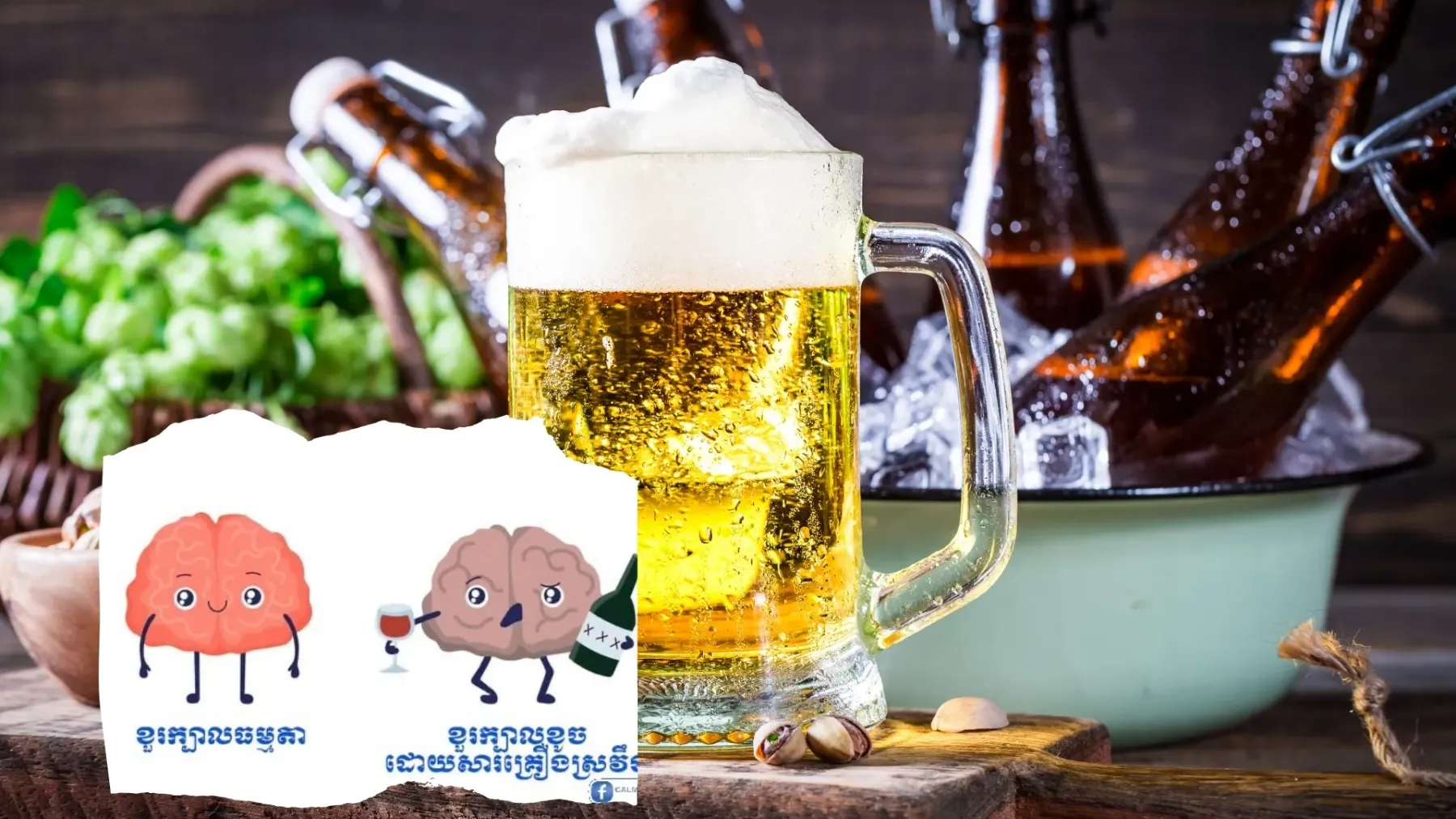 មន្ទីរពេទ្យ​កាល់ម៉ែត ​៖​ ៧០​ភាគរយ​នៃ​អ្នក​ទទួល​ទាន​គ្រឿង​ស្រវឹង​ជា​ប្រចាំ​ប្រឈម​បញ្ហា​ខួរ​ក្បាល​ធ្ងន់ធ្ងរ​