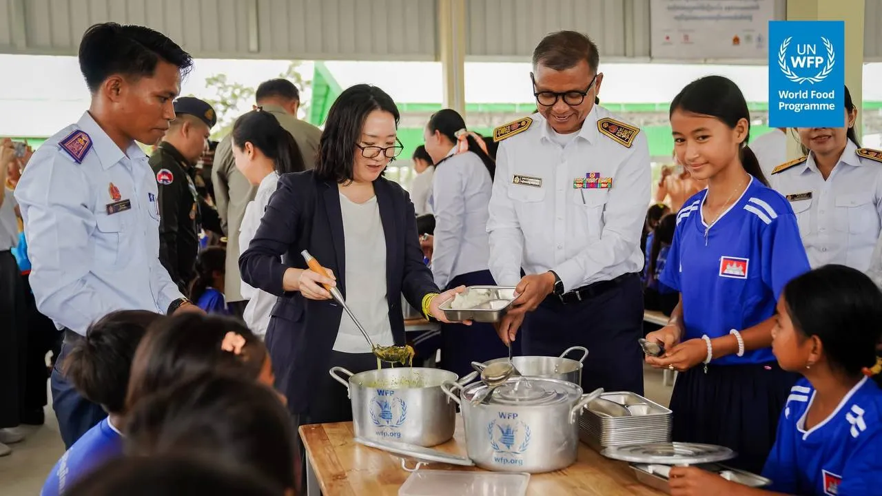 WFP ​បន្ត​ផ្តល់​អាហារ​ដល់​កុមារ​ជាង​ ​១៨០០​នាក់​ ​ដែល​កំពុង​ផ្លាស់​ទី​លំនៅ​នៅ​ព្រះវិហារ​