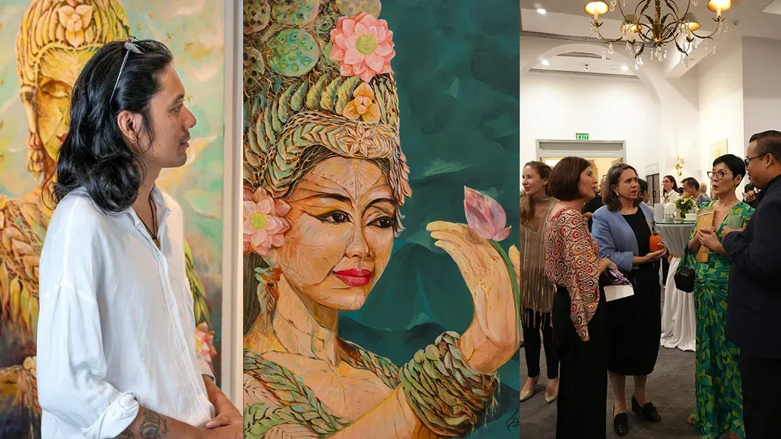 ពិព័រណ៍គំនូរស្នាដៃឯករបស់ ណូត ដារ៉ូ និងការសម្ពោធមុខម្ហូបខ្មែរសហសម័យ ទាក់ទាញទស្សនិកជនយ៉ាងច្រើនកុះករ