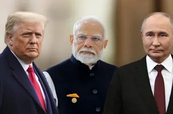 អាមេរិក ប្តូរចិត្តឲ្យ ឥណ្ឌា ទិញប្រេងពី រុស្ស៊ី ចំពេលតានតឹងនៅមជ្ឈិមបូព៌ា - AMS Article Thumbnail