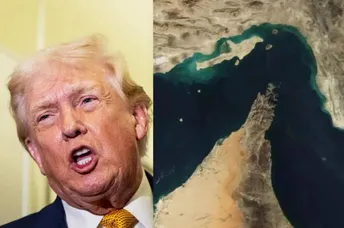 លោក ត្រាំ បញ្ជាឲ្យកងទ័ពជើងទឹកអាមេរិកបាញ់កម្ទេចទូកដាក់មីននៅច្រកសមុទ្រ Hormuz - AMS Article Thumbnail