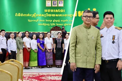 គ្រូ និងមន្រ្តីអប់រំ ៨៦៣នាក់ ទទួលគ្រឿងឥស្សរិយយសពីក្រសួងអប់រំ