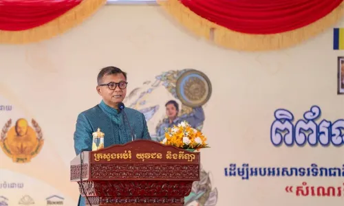 ឯកឧត្តម ហង់ជួន ណារ៉ុន ៖ ការអភិរក្ស និងអភិវឌ្ឍភាសាជាតិ គឺជាភារកិច្ចរួមរបស់ពលរដ្ឋគ្រប់រូប