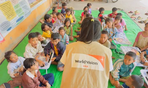 កុមារជាង៣លាននាក់ទទួលជំនួយមនុស្សធម៌ និងអប់រំ ពីអង្គការទស្សនៈពិភពលោក