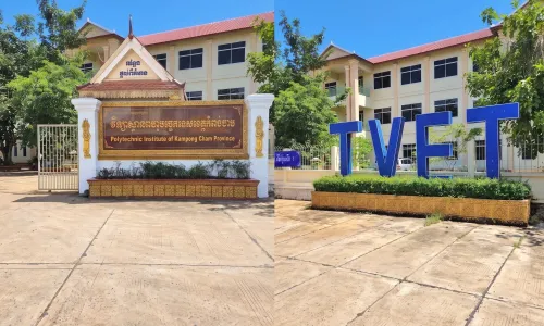 អាហារូបករណ៍​ TV​ET ​ចំនួន​ ៣​៦០​កន្លែង​ សិក្សា​នៅ​វិទ្យាស្ថាន​ពហុ​បច្ចេកទេស​ខេត្ត​កំពង់ចាម