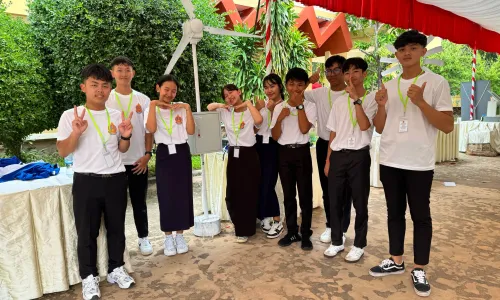 ពី​ខ្យល់សមុទ្រ​ទៅ​អគ្គិសនី ​៖​ ​សិស្ស​វិទ្យាល័យ​មួយ​ក្រុម​បង្កើត​តួប៊ីន​ខ្យល់​ជា​ស្នាដៃ​ច្នៃប្រឌិត​