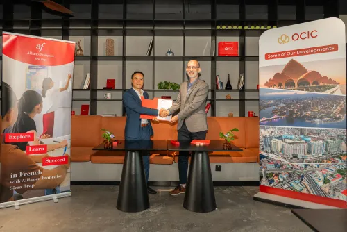 ក្រុមហ៊ុន អូស៊ីអាយស៊ី (OCIC) និងសម្ព័ន្ធភាពបារាំង ខេត្តសៀមរាប ចូលរួមកិច្ចសហការដើម្បីលើកកម្ពស់ភាសាបារាំងសម្រាប់យុវជនកម្ពុជា