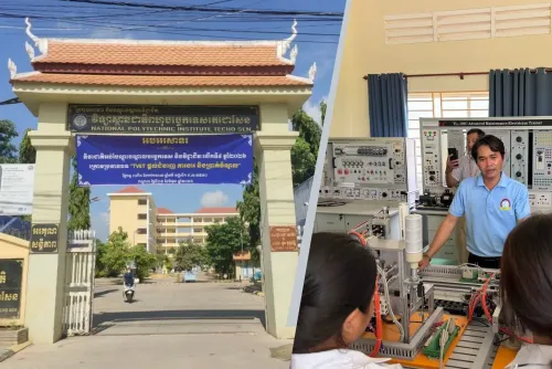 អាហារូបករណ៍​ ​១០០​%​ ​រៀន​ជំនាញ វិស្វកម្ម​ឧស្សាហកម្ម​ ​១២០​កន្លែង​ ​នៅ​វិទ្យាស្ថាន​ជាតិ​ពហុ​បច្ចេកទេស​តេជោ​សែន