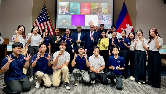 កម្ពុជា-អាម៉េរិក ពង្រឹងទំនាក់ទំនងសេដ្ឋកិច្ចតាមរយៈយុវជន - AMS Article Thumbnail