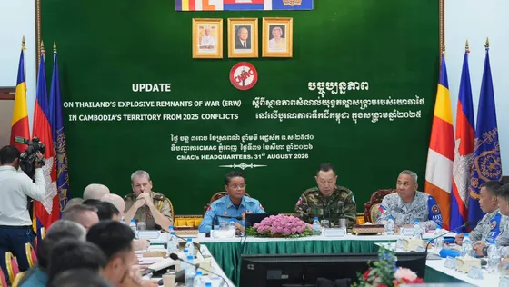 ស៊ីម៉ាក់ ប្រាប់អ្នកសង្កេតការណ៍អាស៊ាន និងអនុព័ន្ធយោធាបរទេសថា ផ្ទៃដីជិត ៤០ម៉ឺនហិចតារងផលប៉ះពាល់ដោយសារសំណល់យុទ្ធភណ្ឌរបស់យោធាថៃ - AMS Article Thumbnail