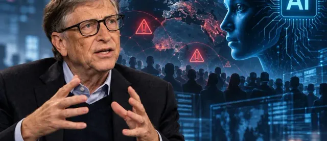 មហាសេដ្ឋីពិភពលោក Bill Gates ព្រមានពីលទ្ធភាពដែល AI អាចសម្លាប់មនុស្សរហូតដល់ខ្ទង់ពាន់លាននាក់ - AMS Article Thumbnail
