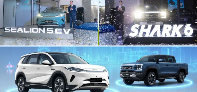 Thumbnail for BYD Sealion 5 EV ប្រភេទ SUV រថយន្តអគ្គិសនីសុទ្ធ បើកបរបានឆ្ងាយចាប់ផ្តើមបង្ហាញខ្លួនហើយ