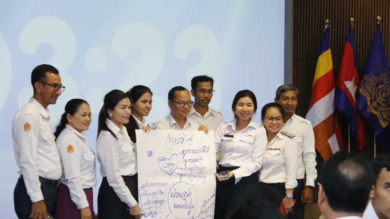 ពង្រឹងវិស័យអប់រំ ៖ សាលារៀនជំនាន់ថ្មី វិទ្យាល័យព្រែកលៀប ចែករំលែកវិធីសាស្រ្តបង្រៀនថ្មី ដល់គ្រូបង្រៀនសាលាដៃគូ