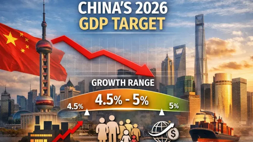 ចិន កំណត់គោលដៅកំណើនសេដ្ឋកិច្ចច...