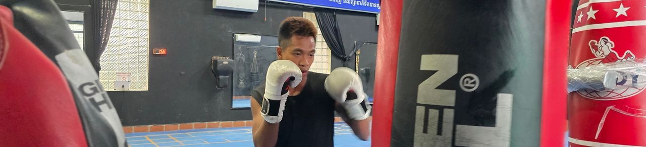 Image for article: ហ្វឹកហាត់កីឡាប្រដាល់សកលជួយបំបាត់វិបត្តិផ្លូវចិត្តរបស់យុវជន សុវណ្ណ ទេពា