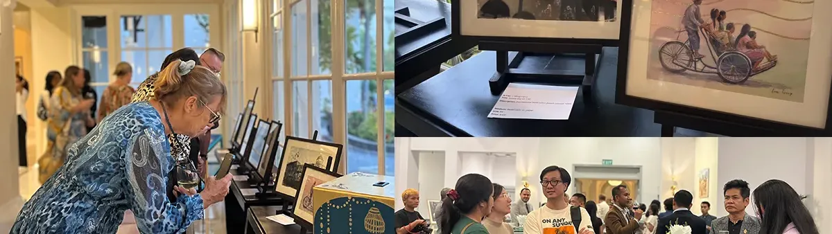 Image for article: ភ្ញៀវជាតិ-អន្តរជាតិ ចូលរួមទស្សនាកុះករ ថ្ងៃបើកសម្ពោធពិព័រណ៍សិល្បៈបង្ហាញពីជីវភាពរស់នៅរបស់ប្រជាជនកម្ពុជា