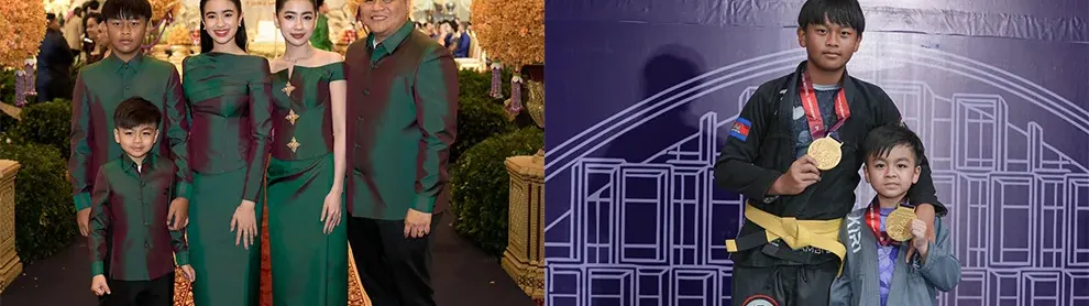 Image for article: ប្អូនជីដូនមួយទាំង២របស់ព្រះនាង ជេនណា ទទួលបានមេដាយមាសលើការប្រកួត កីឡាជឺជីតស៊ូ ជើងឯកថ្នាក់ជាតិ