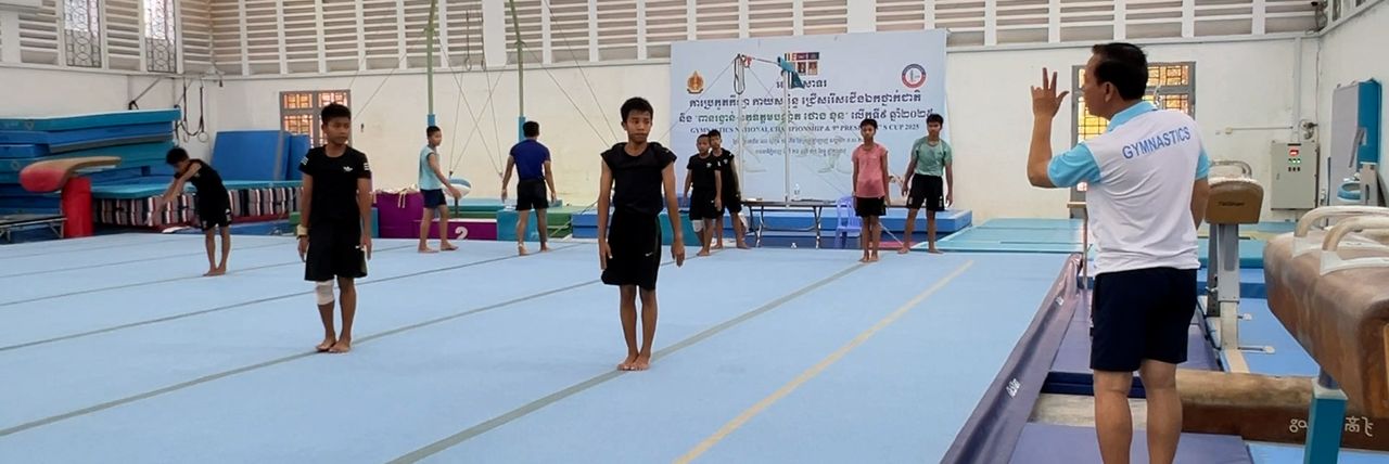 សហព័ន្ធកាយសម្ព័ន្ធកម្ពុជា ពង្រឹងការធ្វើតេស្ដវាស់ស្ទង់សមត្ថភាពក្រុមជម្រើសជាតិយ៉ាងម៉ឺងម៉ាត់ ដើម្បីបោះជំហានទៅរកមេដាយអន្តរជាតិ - Article Thumbnail