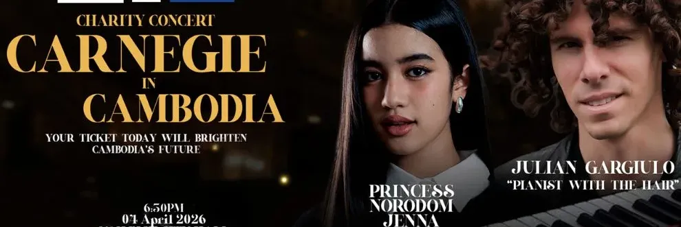 ការប្រគំតន្ត្រីរបស់ Julian Gargiulo និងព្រះនាង នរោត្តម ចេណ្ណាជាមួយនឹងការតាំងពិព័រណ៍វត្ថុបុរាណខ្មែរដែលបានប្រគល់មកវិញនៅសាលាបុរី កោះពេជ្រ - Main Article Image