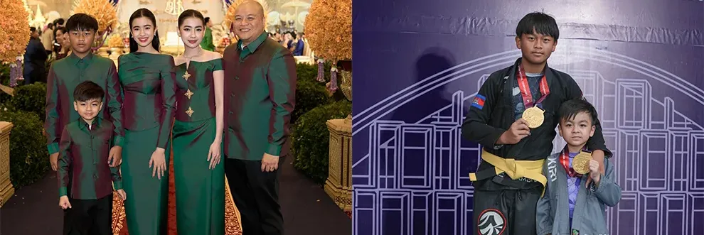 ប្អូនជីដូនមួយទាំង២របស់ព្រះនាង ជេនណា ទទួលបានមេដាយមាសលើការប្រកួត កីឡាជឺជីតស៊ូ ជើងឯកថ្នាក់ជាតិ - Main Article Image