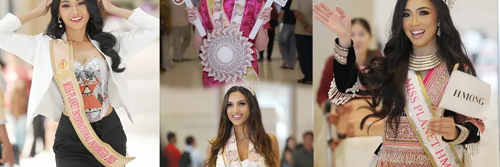 ប្លែក ស្អាត ច្នៃប្រតិដ្ឋ! កម្ពុជា ធ្វើកម្រងផ្កាពីក្រដាសប្រាក់រៀលខ្មែរ ជូនបេក្ខភាពបវរកញ្ញា Miss Planet International - Main Article Image