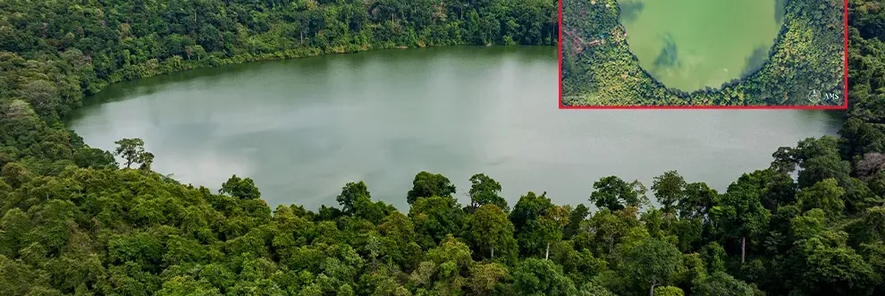បឹងយក្សឡោម ជាស្លាកស្នាមពីសំណល់បន្ទុះភ្នំភ្លើងកាលពី រាប់ពាន់ឆ្នាំមុន - Main Article Image