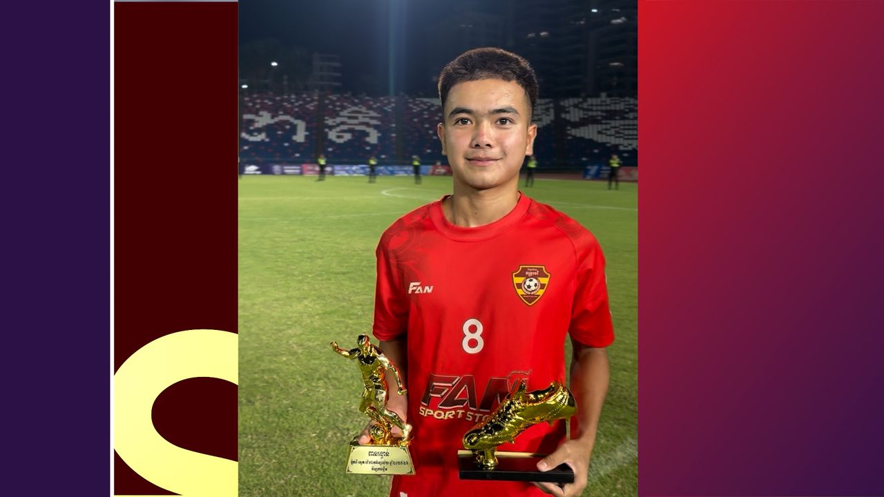 អ៊ឹម ដាណាត មិននឹកស្មានក្លាយជាខ្សែបម្រើលេចធ្លោប្រមូលពាន កំពូលៗ២តែម្នាក់ឯង ក្នុង ពានរង្វាន់ប៉ូការីស្វេតជើងឯកវិទ្យាល័យ លើកទី៥