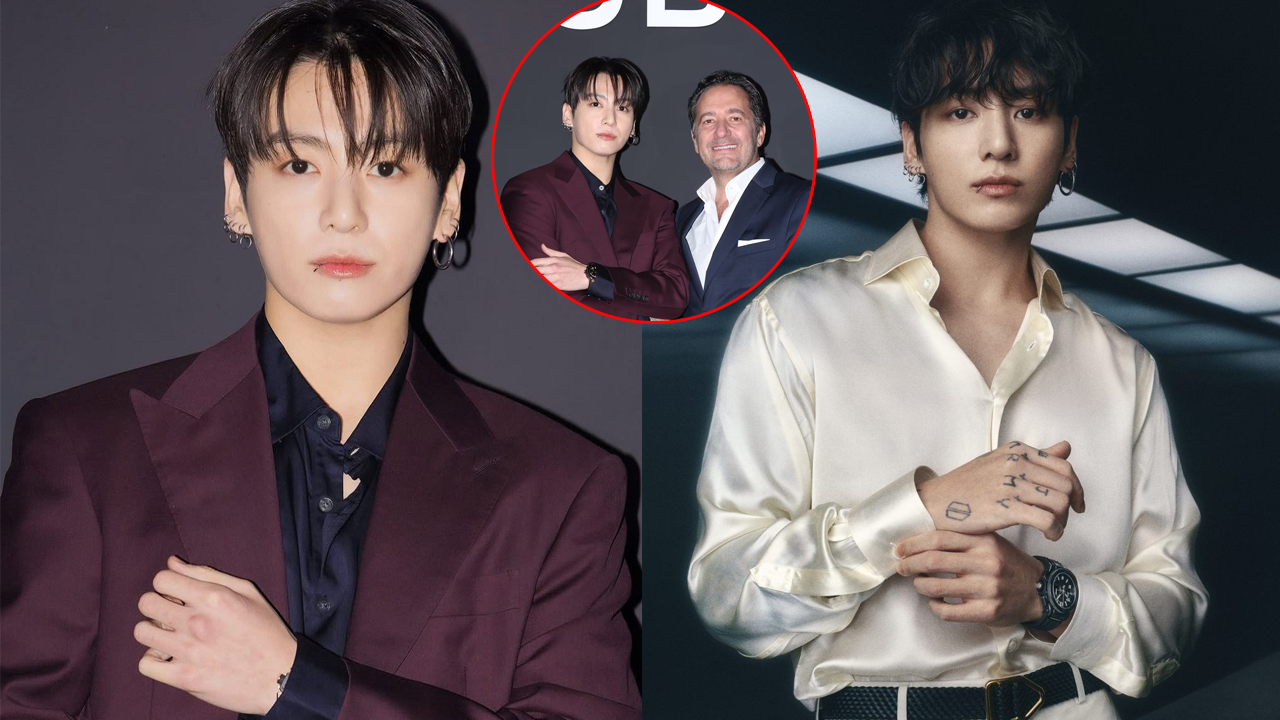 Jung Kook ជះរាងសង្ហាមិនធម្មតាខណៈទទួលតំណែងជាទូតសុច្ឆន្ទៈសកលរបស់ម៉ាកនាឡិកាប្រណីតស្វីស