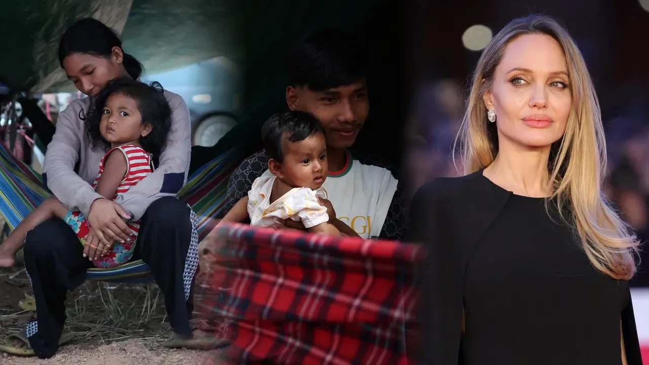 Angelina Jolie បង្ហាញអារម្មណ៍ក្ដុកក្ដួលចំពោះប្រជាជនកម្ពុជា ក្នុងគម្រប់ខួបមួយឆ្នាំនៃការផ្ទុះអាវុធនៅព្រំដែន