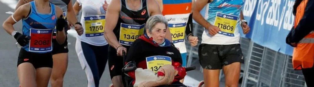 បុរសជនជាតិអេស្ប៉ាញរត់រុញម្ដាយបង្កើតកំណត់ត្រាពិសេសនៅ Guinness - Article Thumbnail