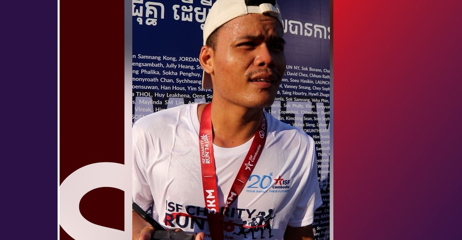 យុវជន កេន ឌិត ចែករំលែកបទពិសោធន៍រត់លើកដំបូង ៣គីឡូម៉ែត្រ និងចង់ឃើញកម្មវិធីបែបនេះនៅតាមខេត្តជាប់ព្រំដែន