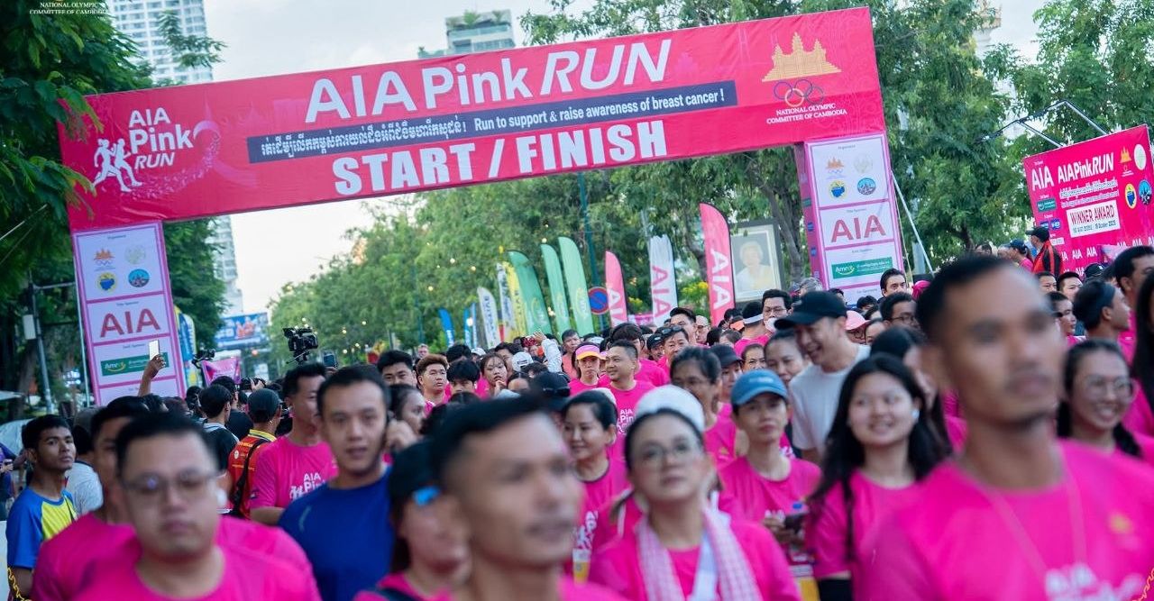 Pink Run ២០២៦ ទាក់ទាញអ្នករត់មក