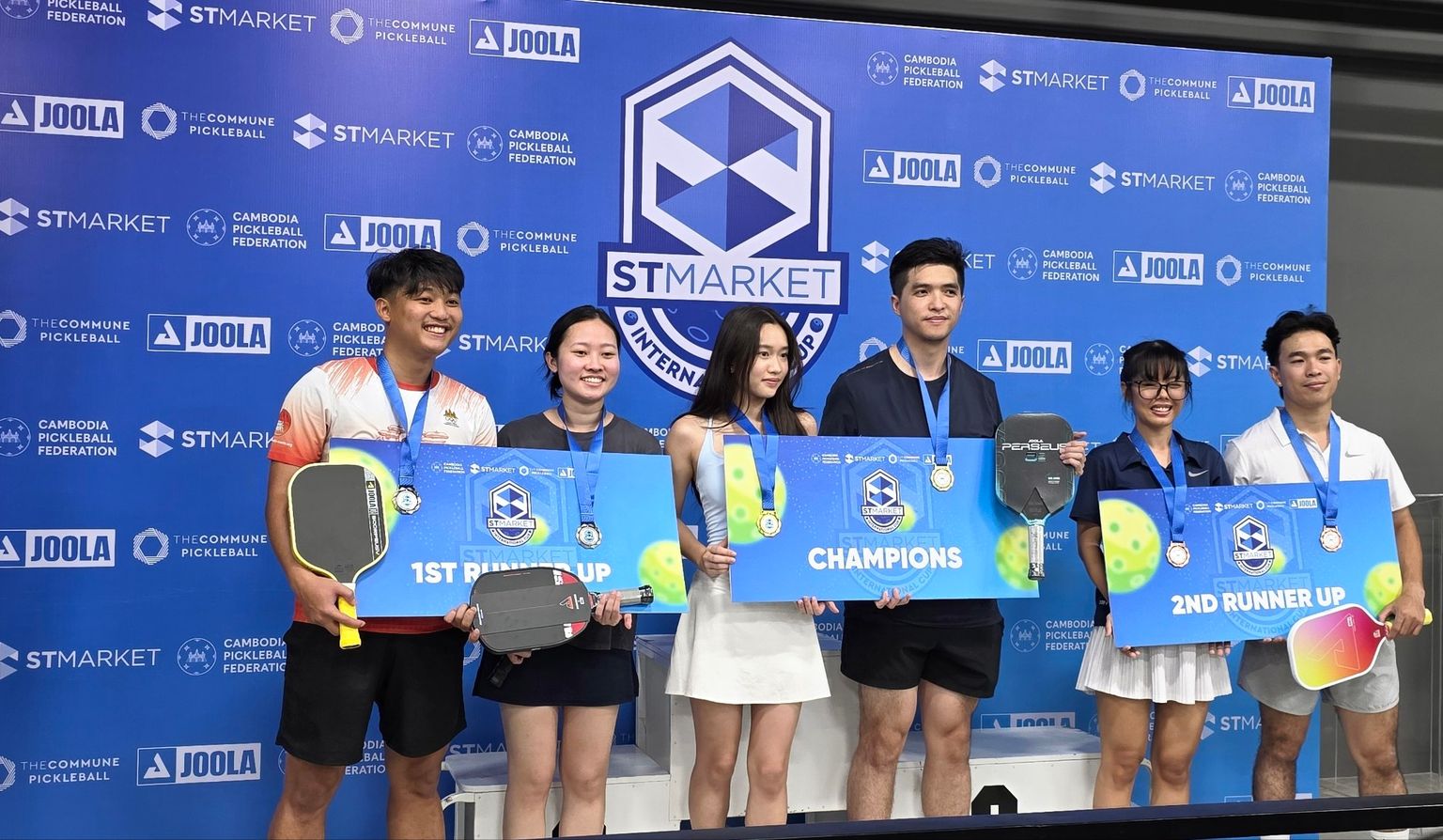 ព្រឹត្តិការណ៍ Pickleball អន្តរជាតិលើកដំបូងនៅកម្ពុជ