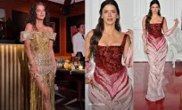 ម្ដងទៀតហើយ! Ariana Madix តារាស្រីអាមេរិក គ្រង​រ៉ូបប្រេនកូនខ្មែរ Almée Couture