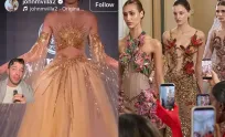 មិនថានៅ ញ៉ូវយ៉ក Fashion Week និង ប៉ារីស Fashion Week ឈុត ALmée Couture ទទួលបានការកោតសរសើរខ្លាំង