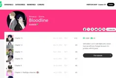 ផ្ដើមចេញក្ដីស្រមៃច្នៃចេញជារូបភាព! Bloodline ស្នាដៃរឿងគំនូររូបភាពរបស់កូនខ្មែរដំបូងបង្អស់នៅលើ webtoon