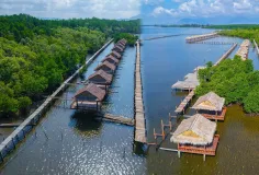 សហគមន៍នេសាទកំពង់សាមគ្គី កន្លែងលម្ហែបែបធម្មជាតិ ក្នុងស្រុកទឹកឈូ