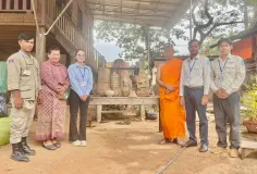 វត្ថុបុរាណ ៧ ប្រភេទពលរដ្ឋប្រទះលើទឹកដីជាំក្សាន្តនាពេលកន្លងអាជ្ញាធរជាតិព្រះវិហាររក្សាទុកហើយ