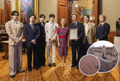 BTS ចូលជួបប្រធានាធិបតីម៉ិកស៊ិក ខណៈអ្នកគាំទ្រជាង ៥ម៉ឺននាក់រង់ចាំជួបនៅមុខវិមានជាតិ