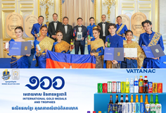 ក្រុមហ៊ុន វឌ្ឍនៈ ទទួលបានសមិទ្ធផលដ៏អស្ចារ្យ មេដាយ និងពានកិត្តិយសអន្តរជាតិចំនួន ១០០