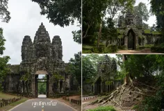 ខ្លោងទ្វារទាំង ៥ នៃរាជធានីអង្គរធំត្រូវបានសាងសង់ក្នុងគោលបំណងខុសៗគ្នាបែបណាកាលពីសម័យដើម?